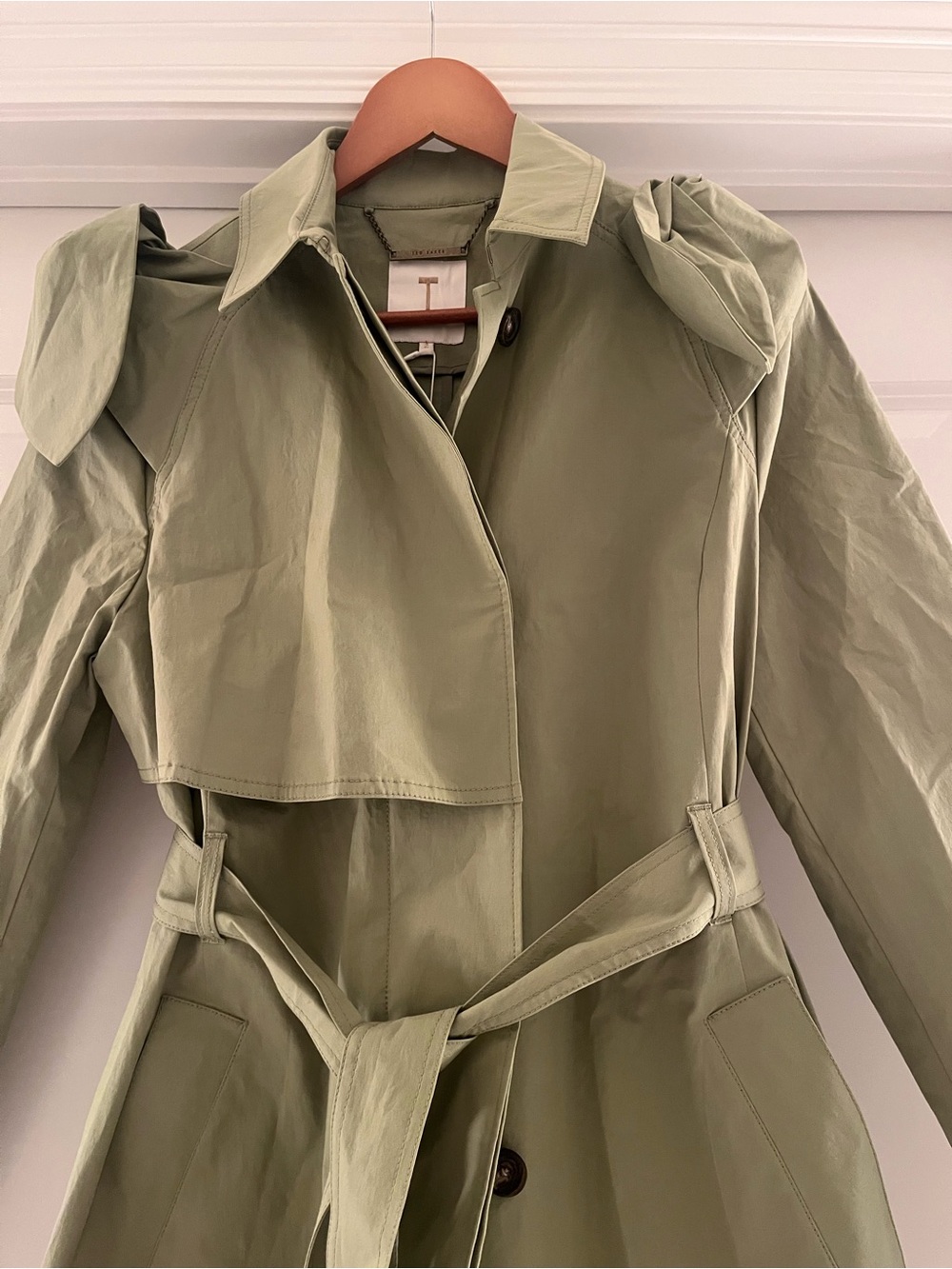 Ted Baker Martna Voluminous Sleeve Trench Coat